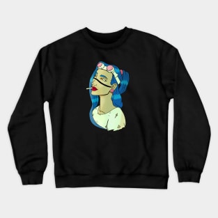 Post Apocalyptic Drawing Crewneck Sweatshirt